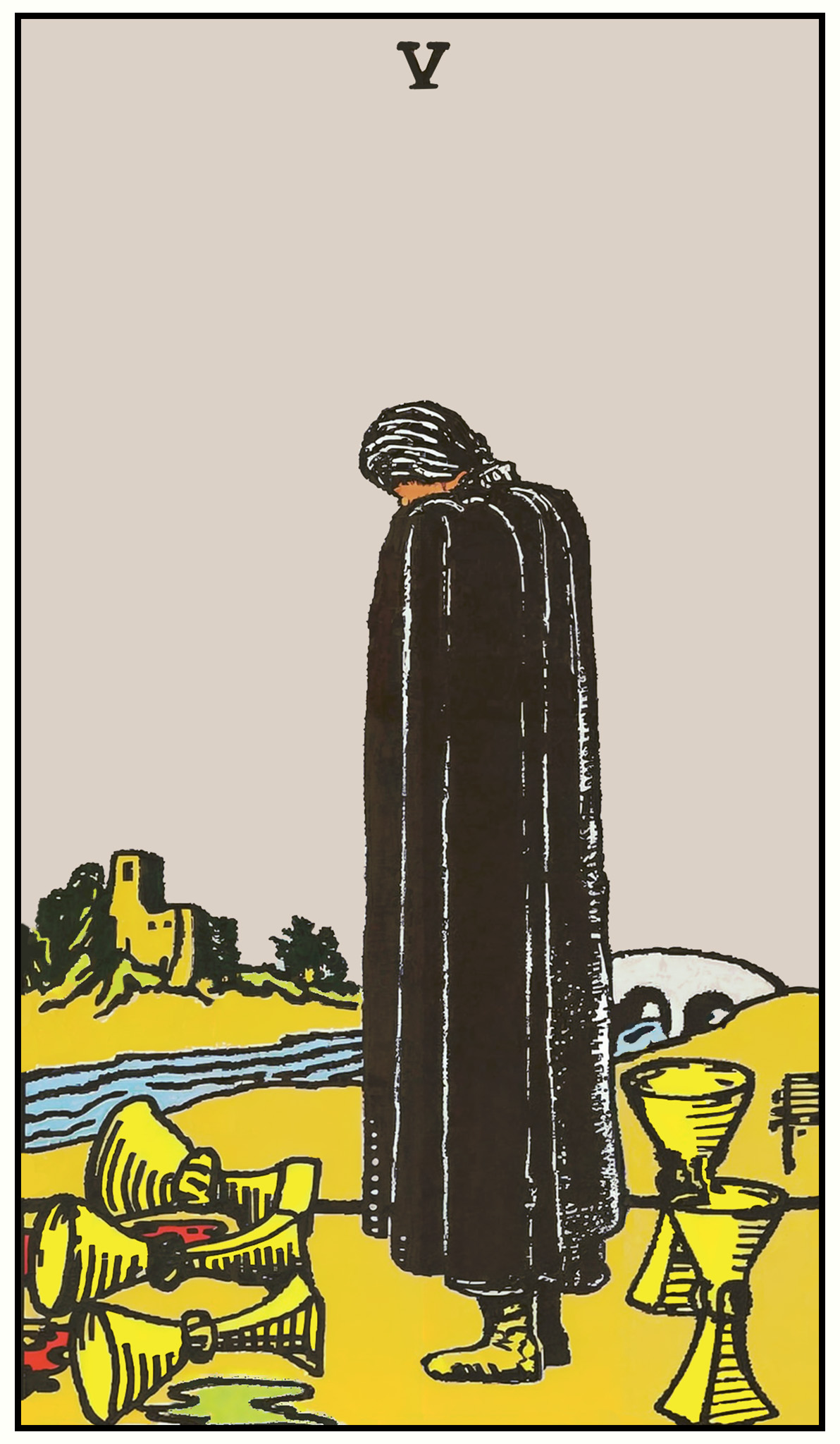 Rider–Waite–Smith Five of Cups