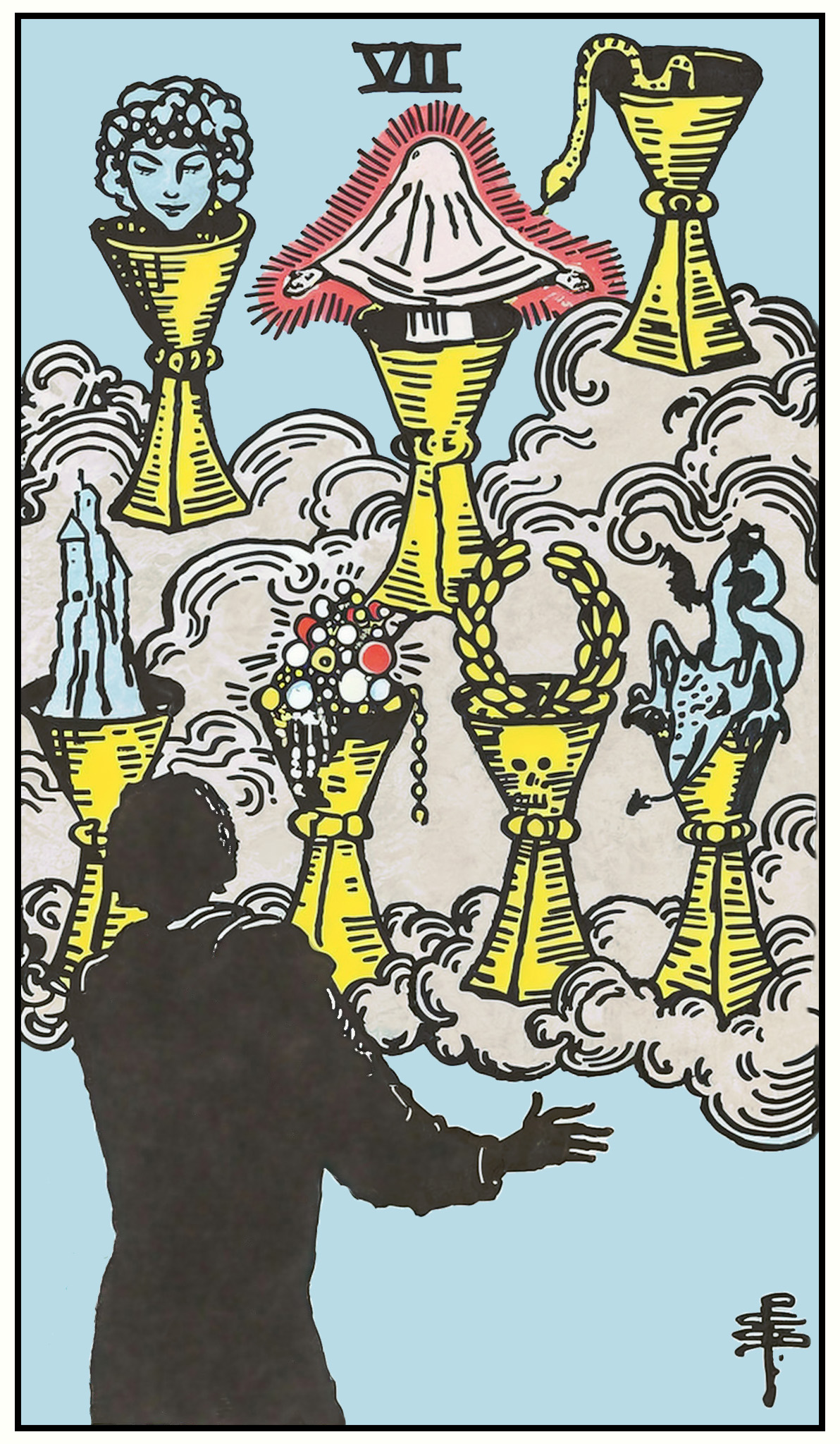 Rider–Waite–Smith Seven of Cups